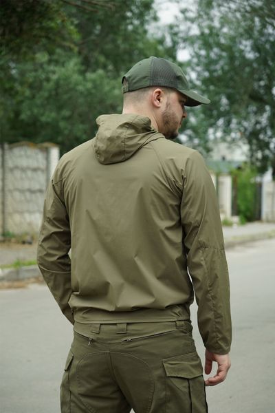 Літня куртка-вітровка хакі кольору (1237-S) 1237-3XL фото