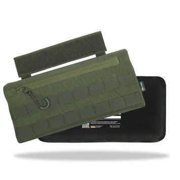 Захист живота/кишківника Kiborg з балістичним захистом 2 клас Militex Хакі 17013-2-К фото